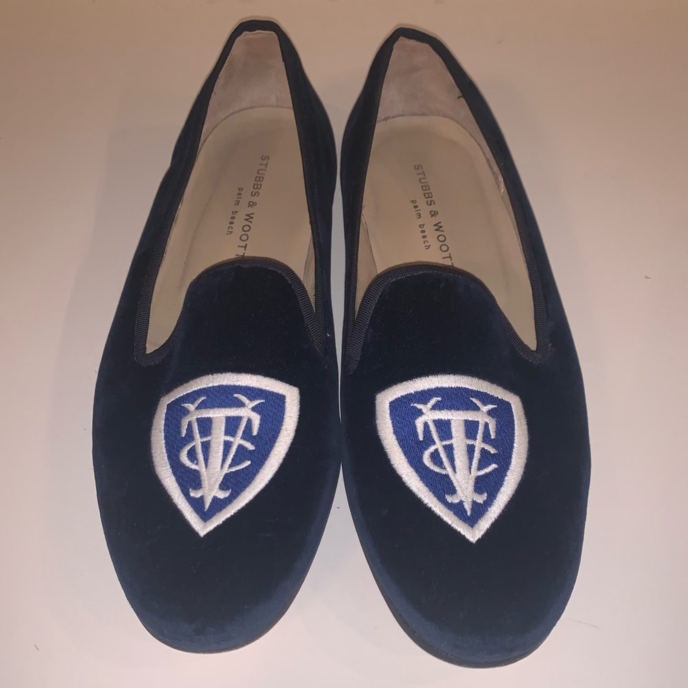 COPY - Stubbs & Wootten Velvet Slippers Size 10
